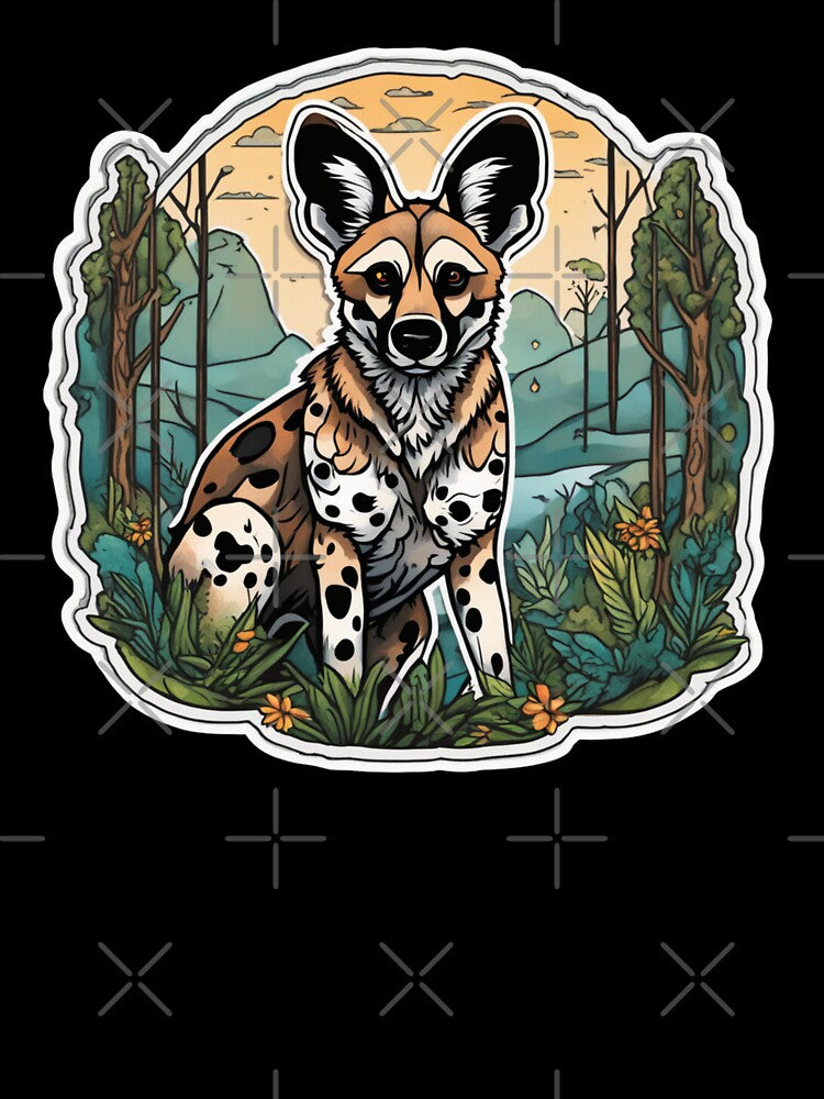 African wild dog surrounded by nature by WildStudiio