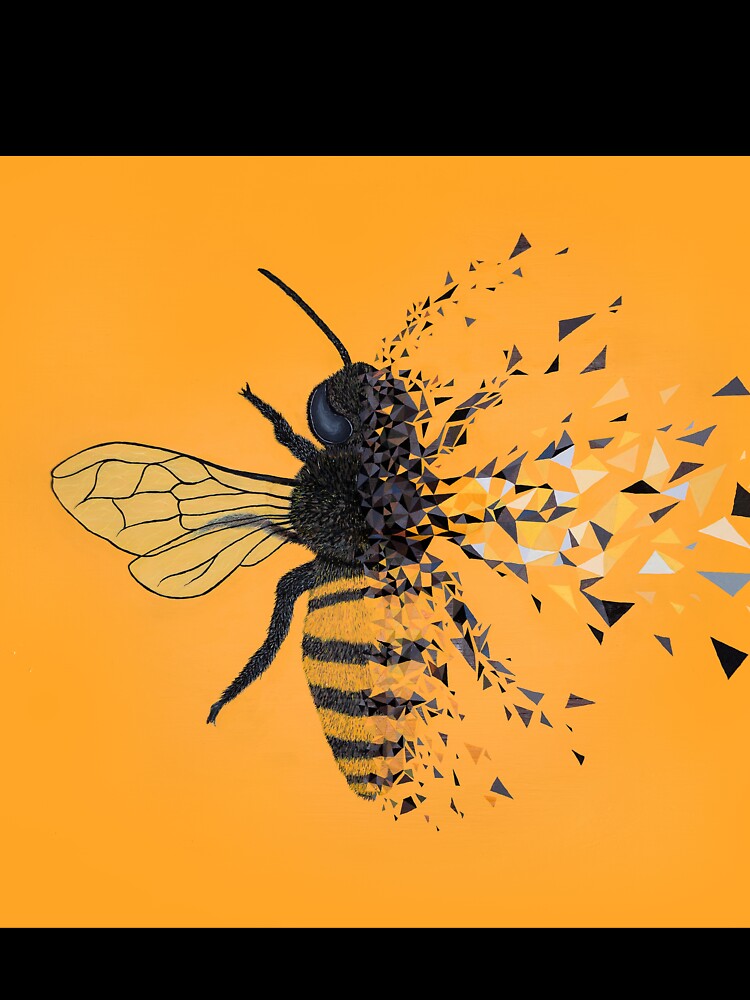 Save the bees geometric explosion by artetbe