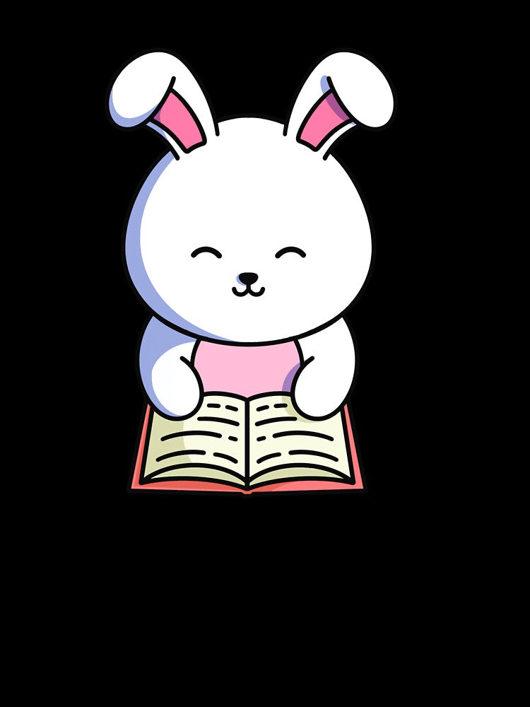 Book Bunny – Adorable Reading Time Design by yogiskencing