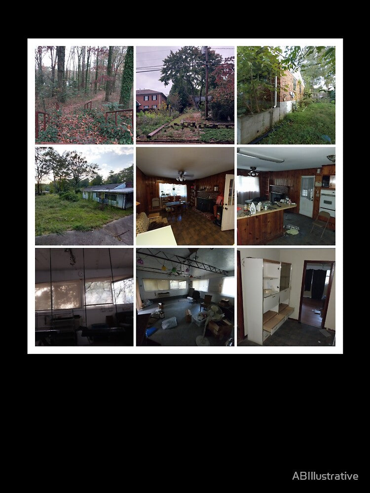 Collage: Liminal Backyard by ABIllustrative