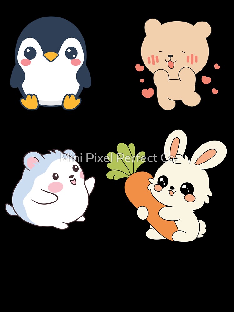 Emotional Support Stickers - Cute Laptop Decals by Mini Pixel Perfect Co.