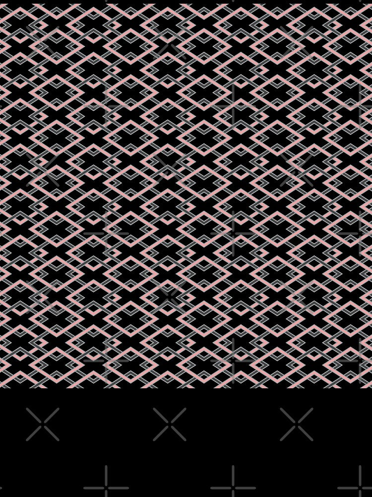 Bi-color diamonds black and pink by flamendes