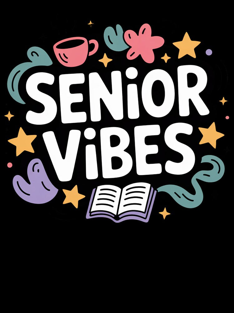 Senior Vibes Cute Pastel Aesthetic Graduation 2026 by Okada's t-shirts & accessories