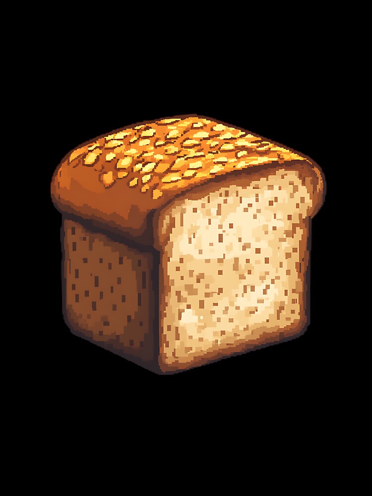 Retro Pixel Art: 8-Bit Bread by bapupa