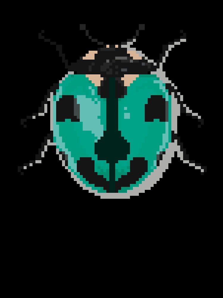 Pixel art beetle nº 030 by Kanistamps