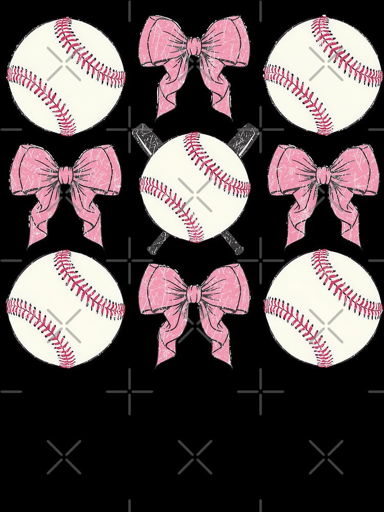 Coquette Baseball Bow Bows Baseball Cute Baseball Mom Game Fall by XuanhieuBp