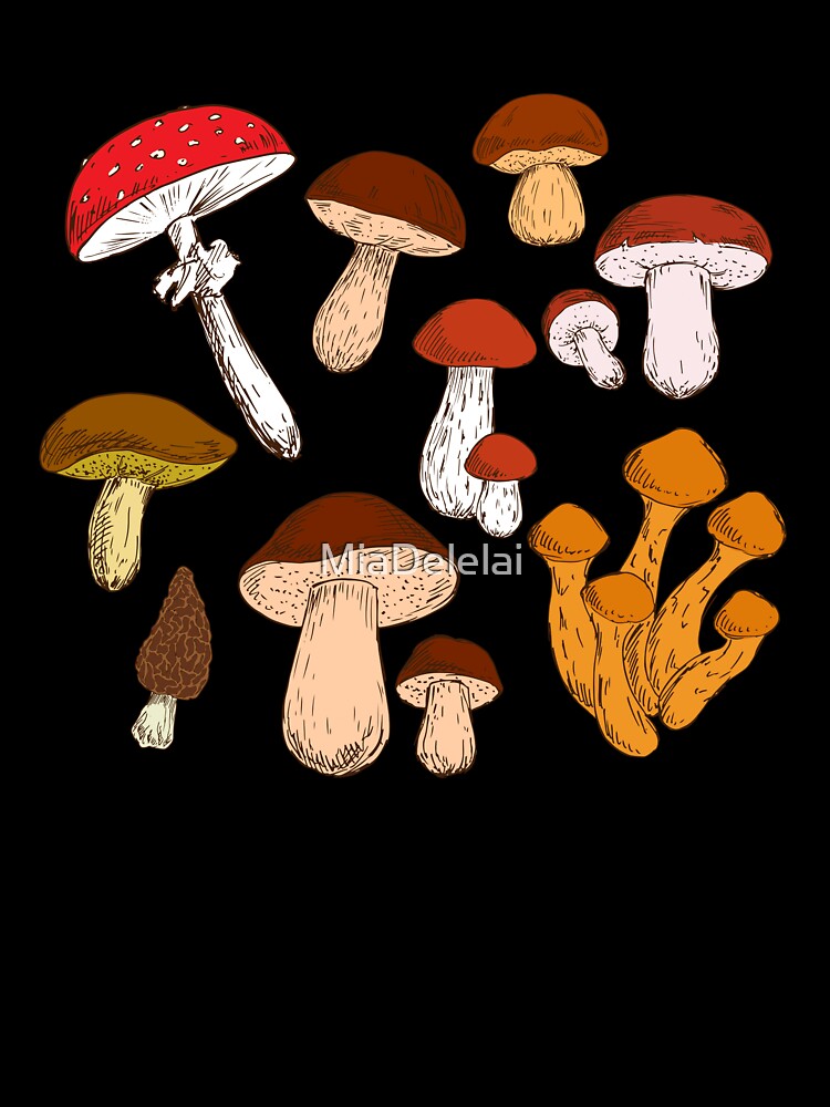 Cottagecore Mushrooms Set by MiaDelelai