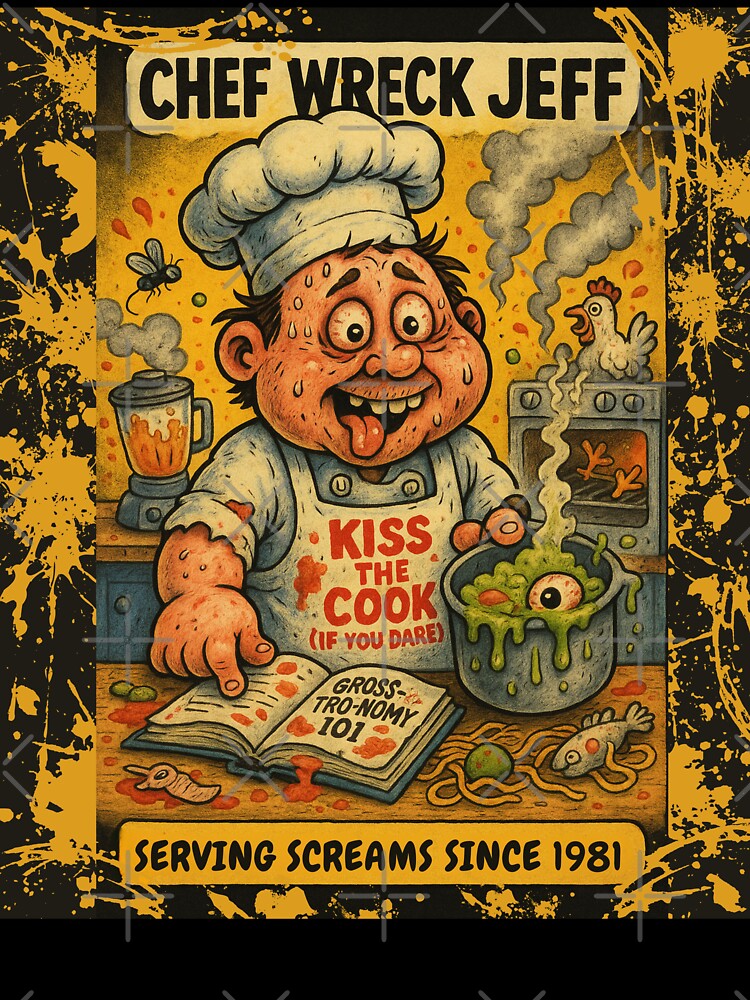 Chef Wreck Jeff – Trash Kidz Culinary Chaos Tee by Tookiester