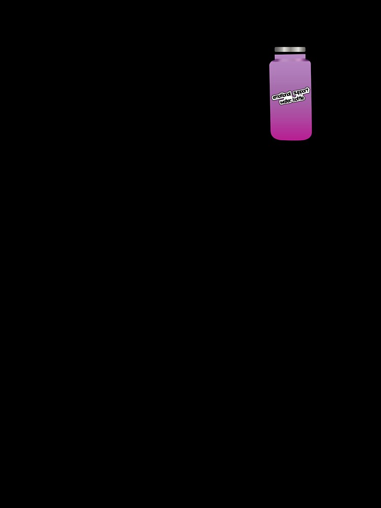 Emotional Support Water Bottle Purple Ombré by ssmorrison21