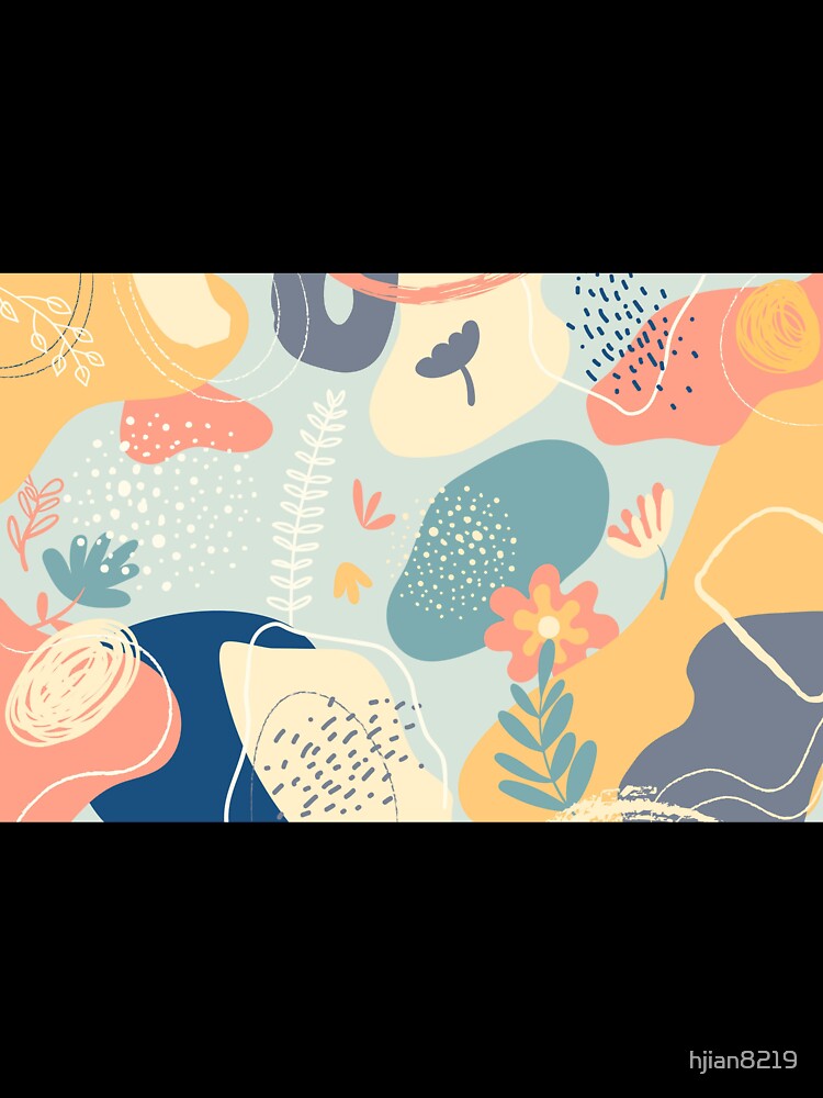 Hand-Drawn Minimal Colorful Background by hjian8219