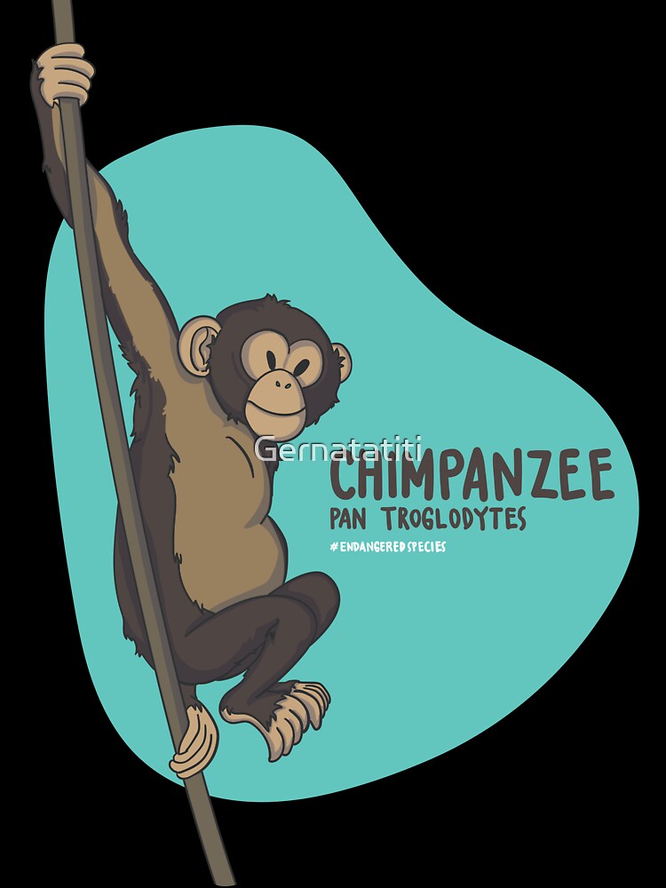 Endanger Species - Chimpanzee by Gernatatiti