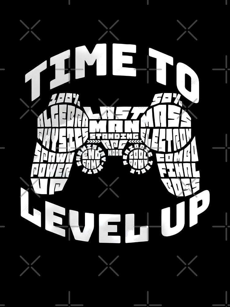 Time to level up, funny gamer nerd by Merchattack
