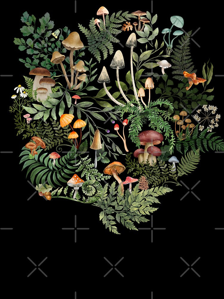 Dark Wonders of the Forest Floor by Makemedesign