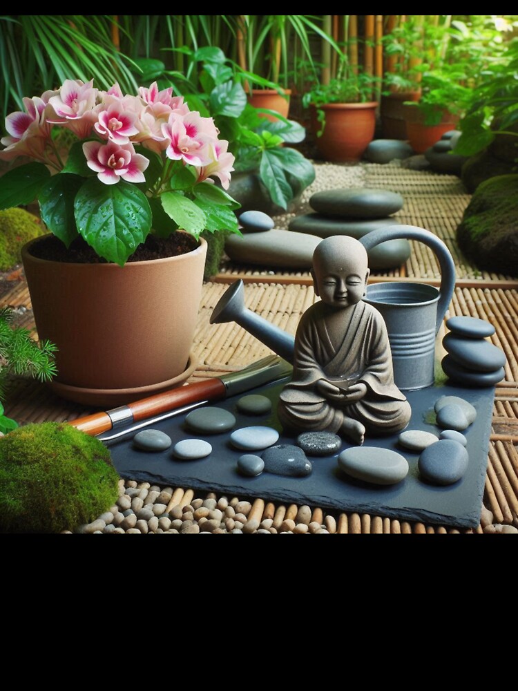 ? Gardening Is My Therapy – Zen Watering Can Design by ashokreddy343