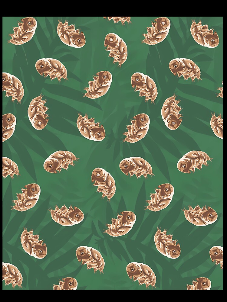 Cute Water Bear Tardigrade Seamless Pattern by lrdvvwzvhv57