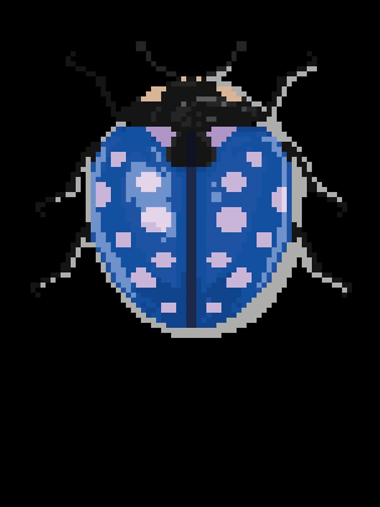 Pixel art beetle nº 033 by Kanistamps
