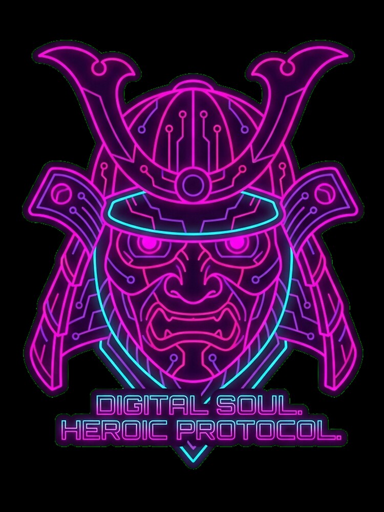 Cyber Oni Software Architect - Neo Tokyo Tech Samurai Mask by Thaivi Design