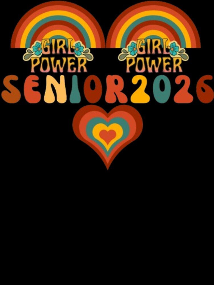 Senior 2026 Retro Girl Power by Ditstyle