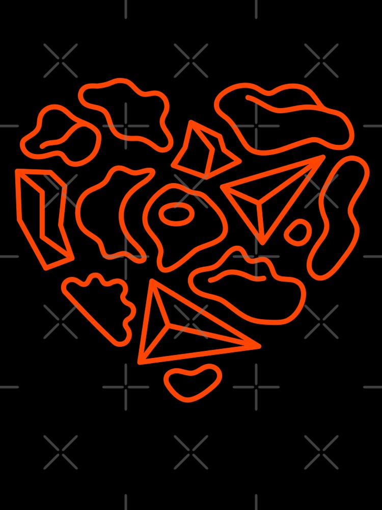 Boulder Heart | Rock Climbing Line Art Design by Plant Cult