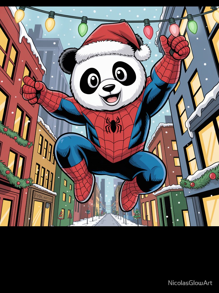 Spider Panda | T-Shirt by NicolasGlowArt