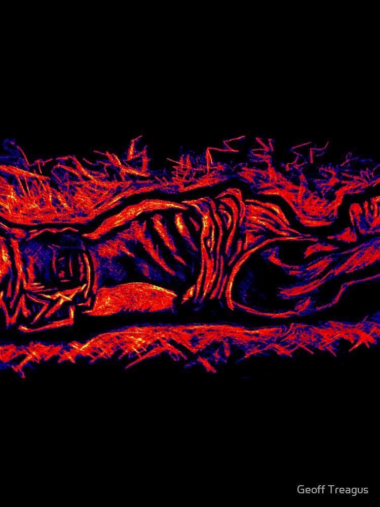Stretch Sketch Enhanced 2 by Geoff Treagus