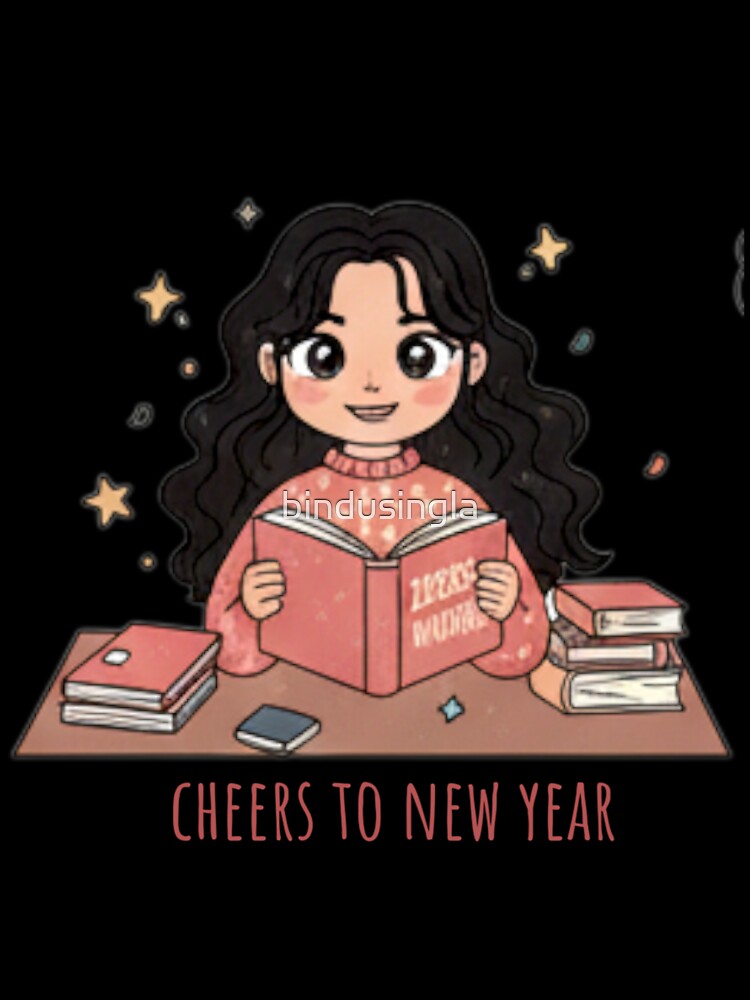 cute girl reading book by bindusingla