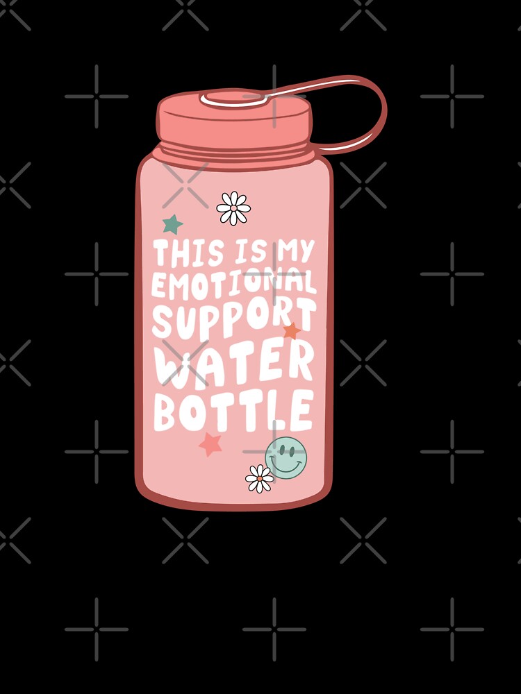 This is my emotional support water bottle kindle bookish sticker by Yaffa Store