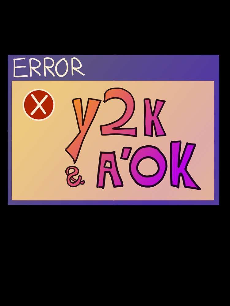 "y2k & a'ok" sticker by geljune