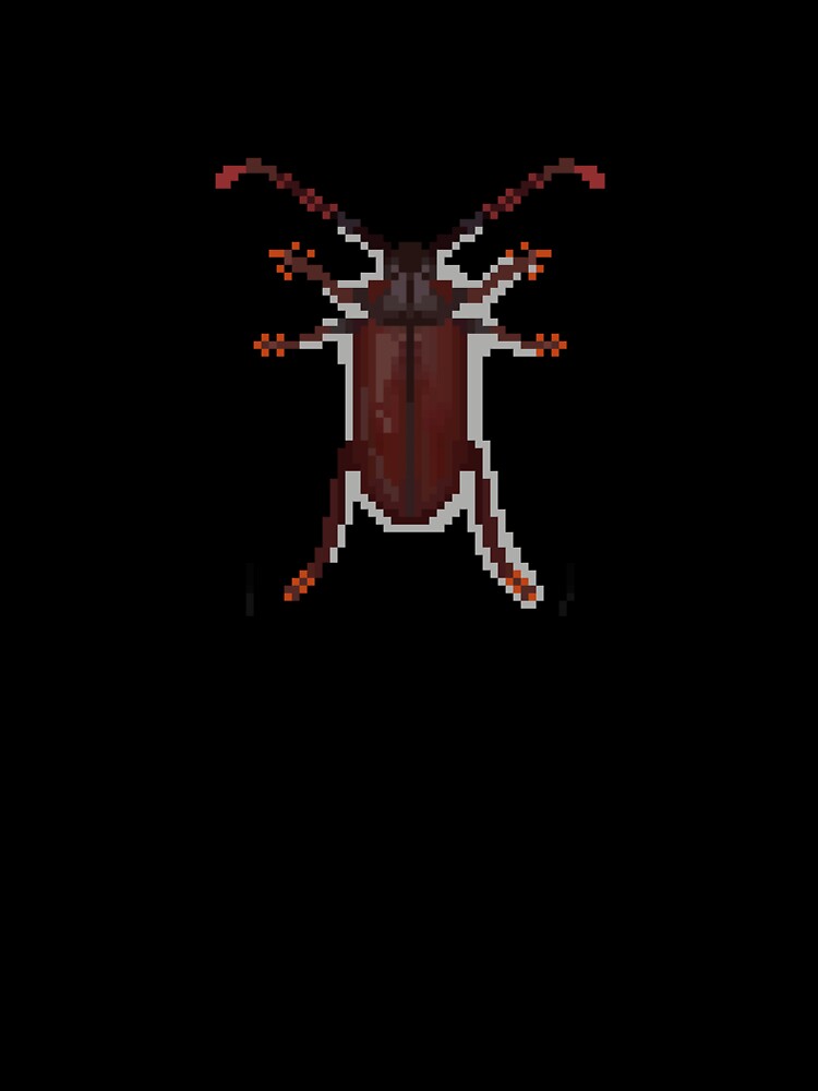 Pixel art beetle nº 015 by Kanistamps