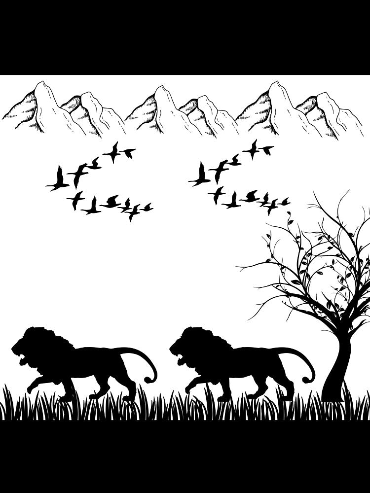 Wildlife art design on merchandise by markthespark