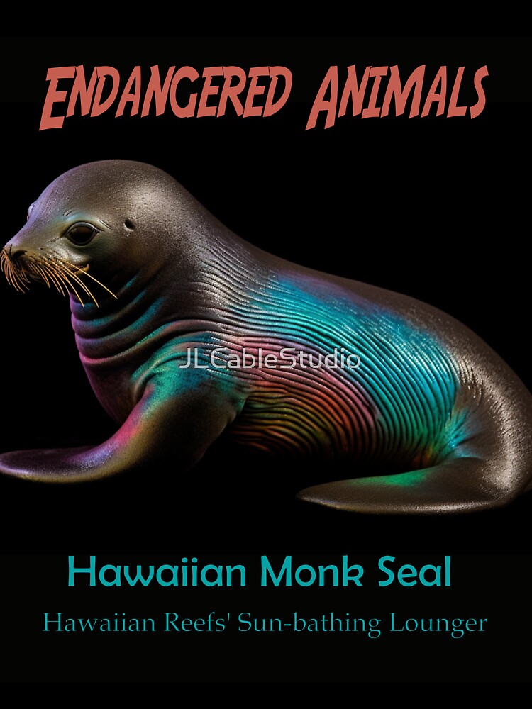 Hawaiian Monk Seal: Hawaiian Reefs' Sun-bathing Lounger by JLCableStudio