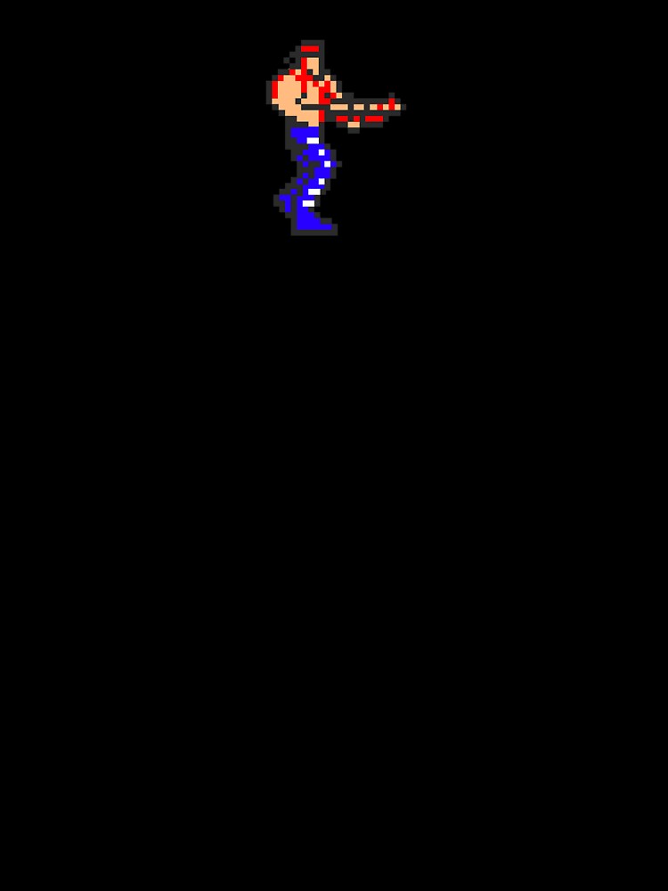 Bill Rizer Sprite from Contra by luckypapa