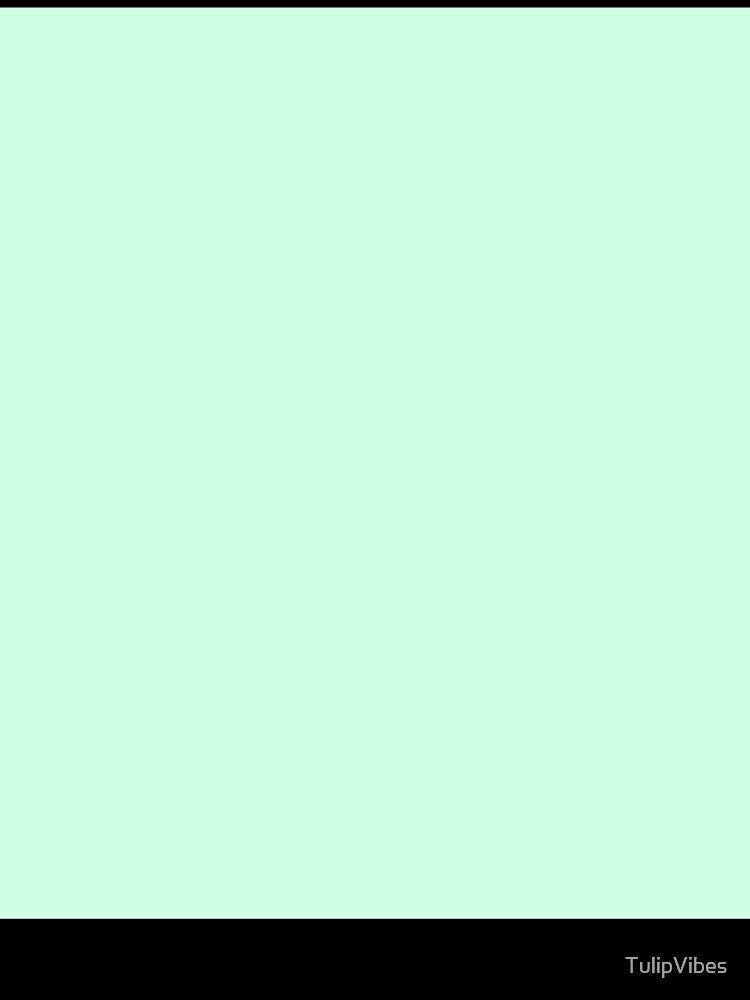 Mint Cream Minimalist Solid Color by TulipVibes