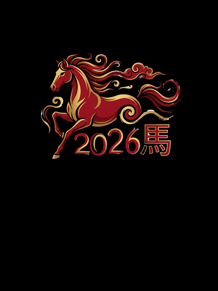 Majestic Red 2026 Year of the Horse Chinese Zodiac Gold Edition by xMErCUrY03x