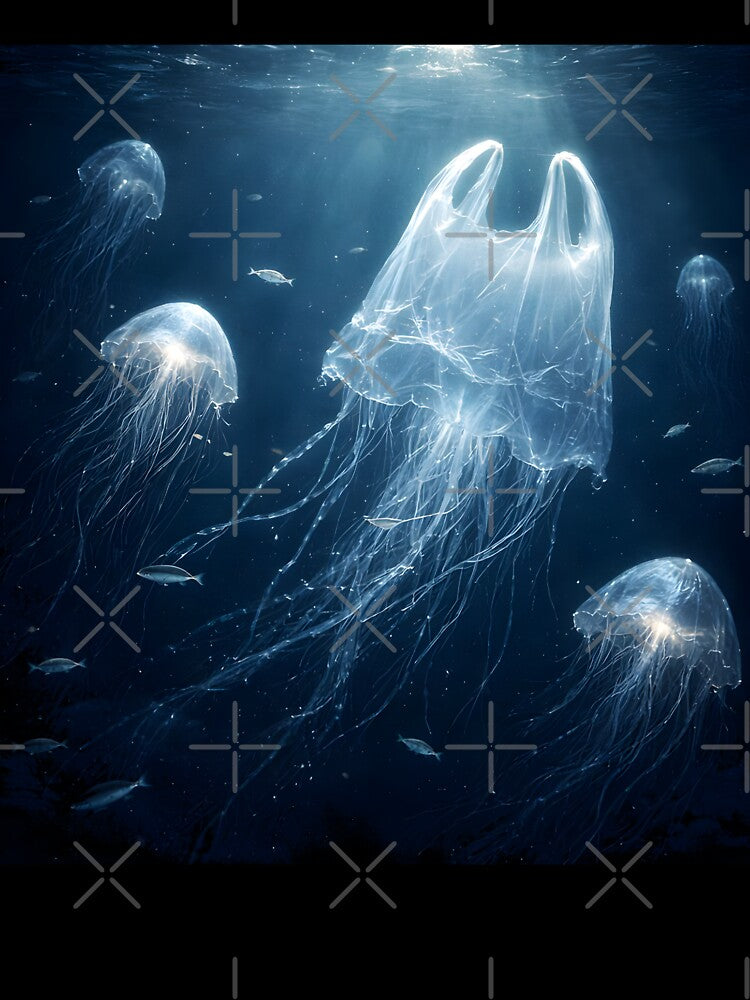 Ocean Plastic Pollution – Save Marine Life Environmental Awareness by FunkyVista