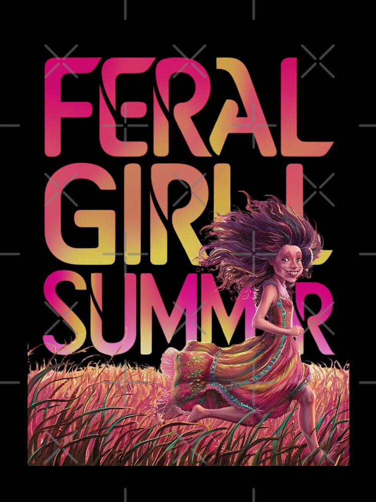 Feral Girl Summer T-Shirt by Peter Stawicki