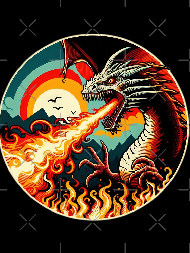 vintage Fire Fury of the Dragon by Expressions-Sel