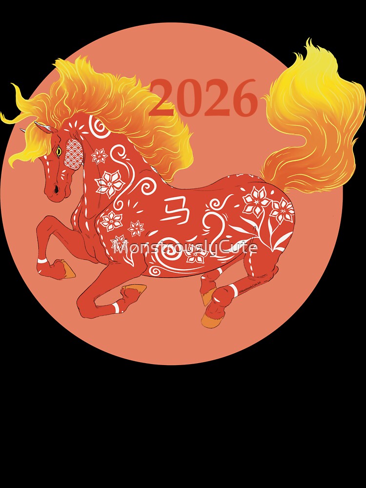 Year of the Fire Horse 2026 by MonstrouslyCute