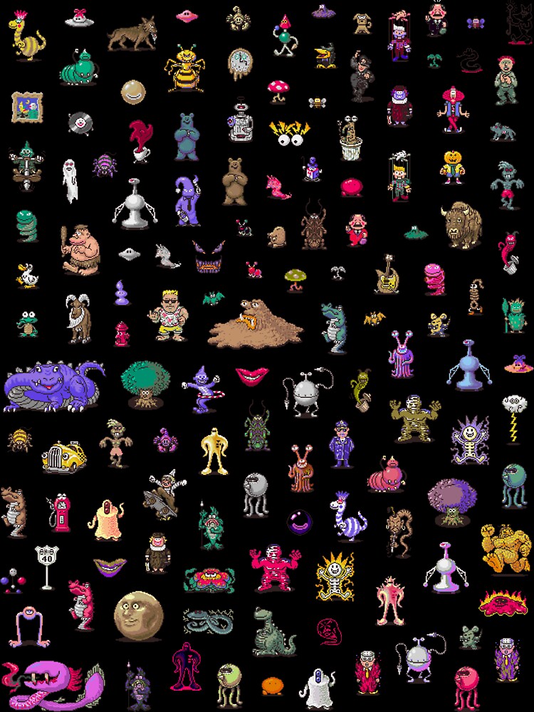 Earthbound Mega Sprite Sheet by winkatawink