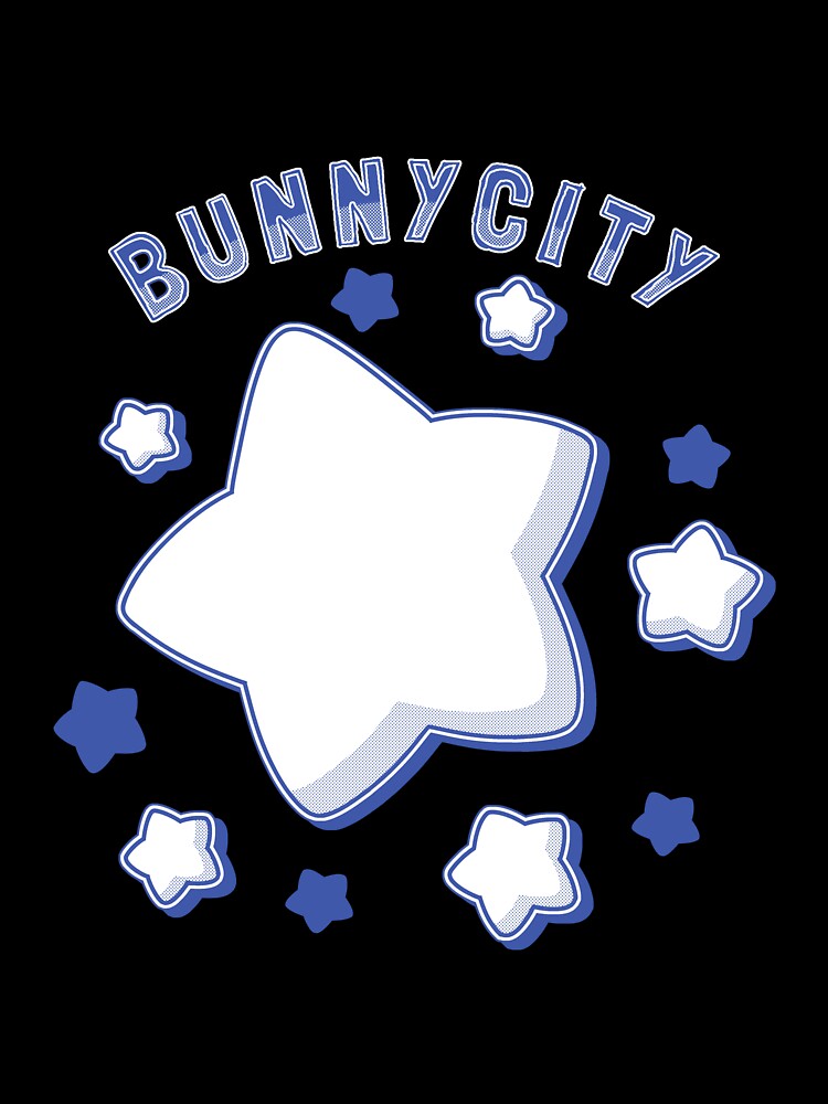 White and Blue Y2K Star – Retro Aesthetic Graphic Design by YumiiWorld