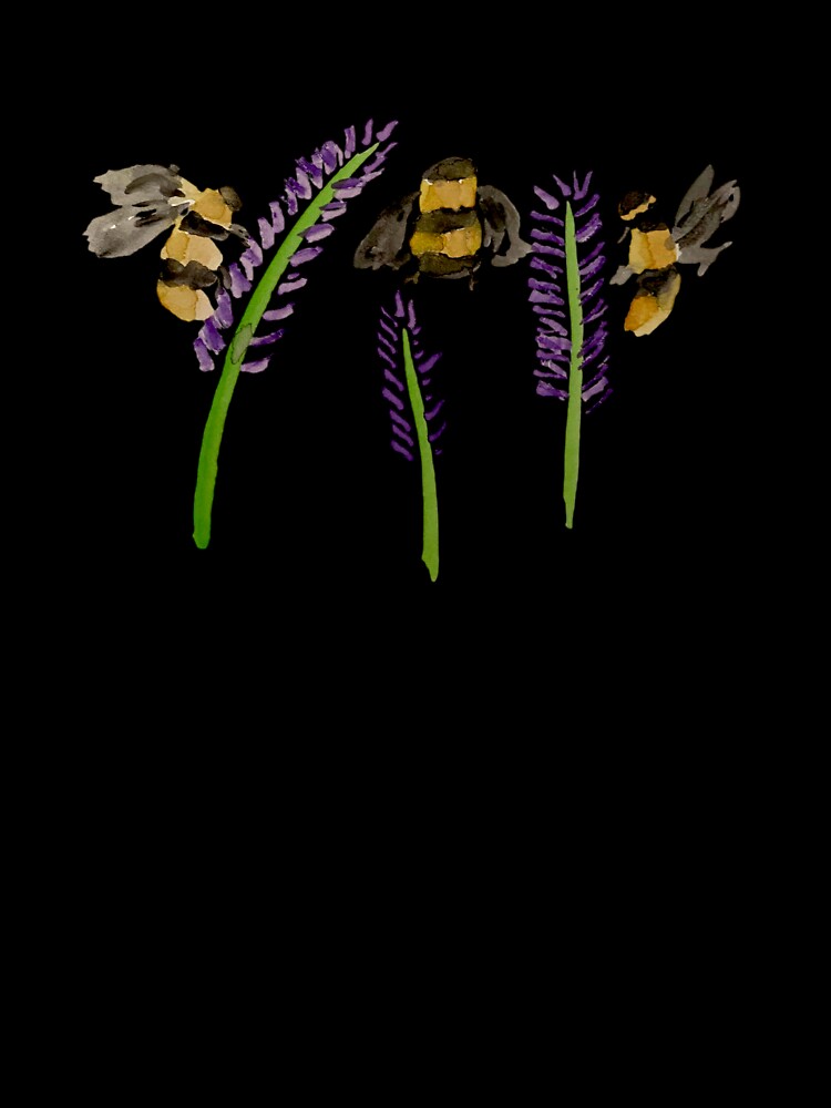 Save the bees flower shirt by Alicia Perrelli