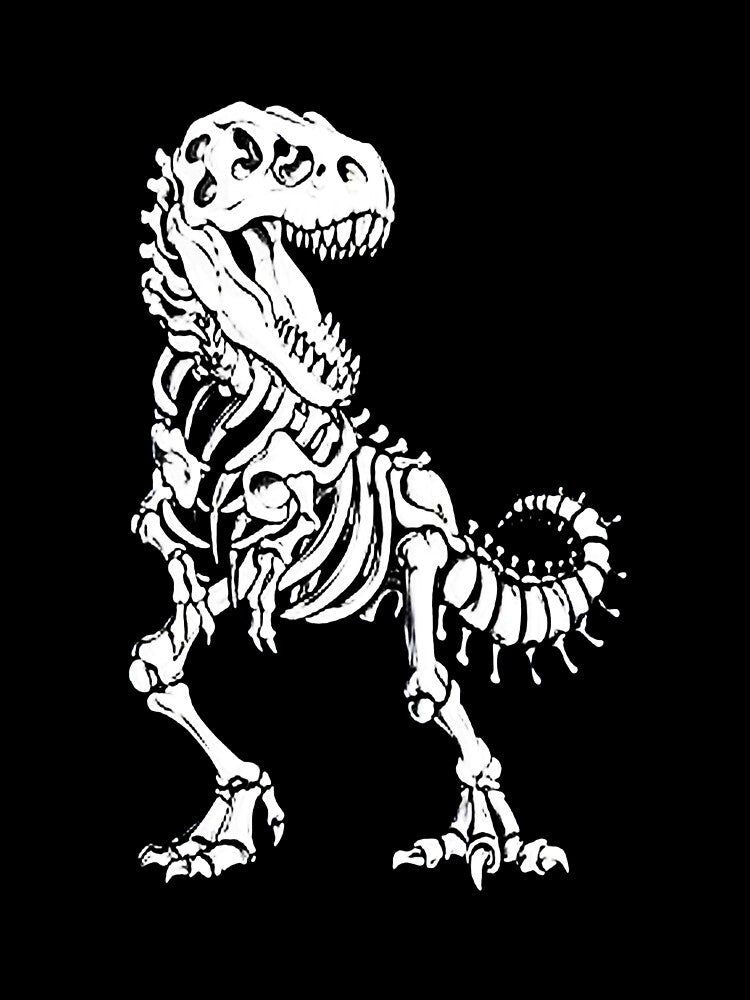 Dinosaur Skeleton Halloween T-rex by febyriana