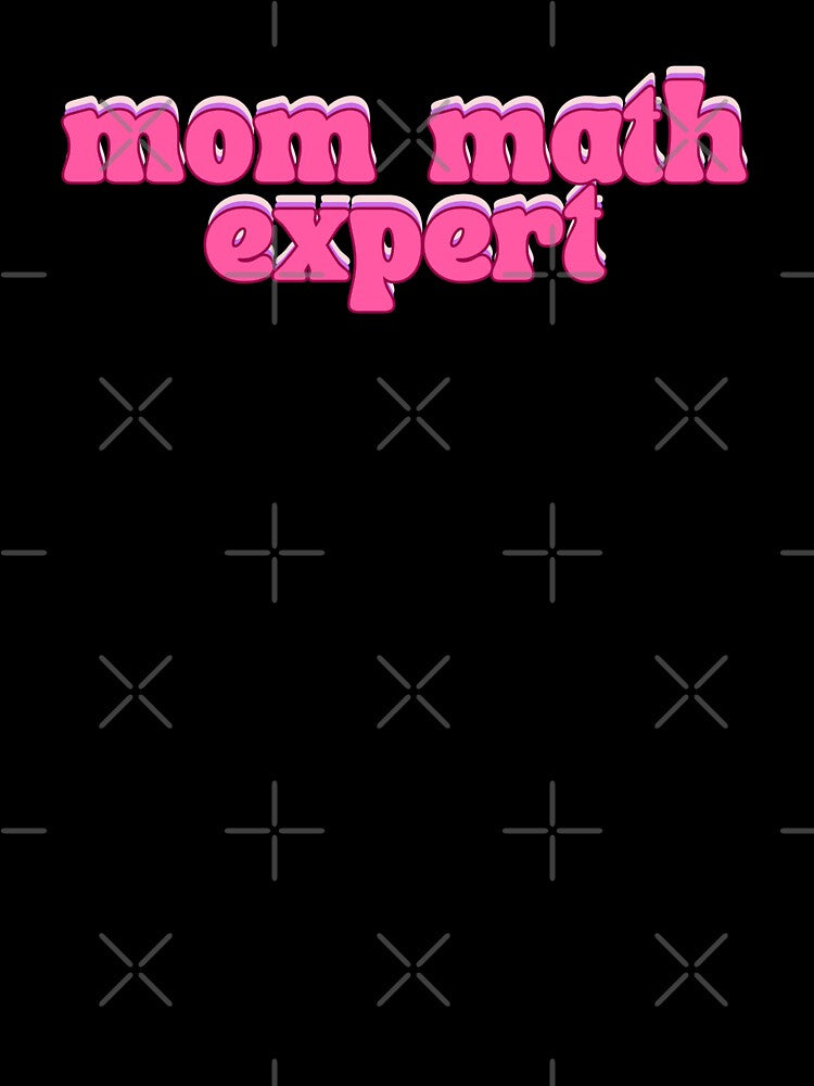 Mom Math Expert pink by Neeshki
