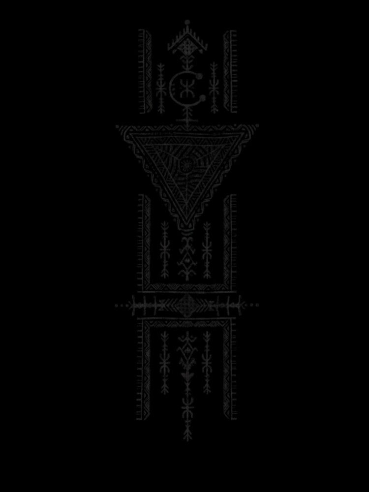 Boho Amazigh Tribal Geometric Pattern – Berber Ethnic Minimal Design by wecrea