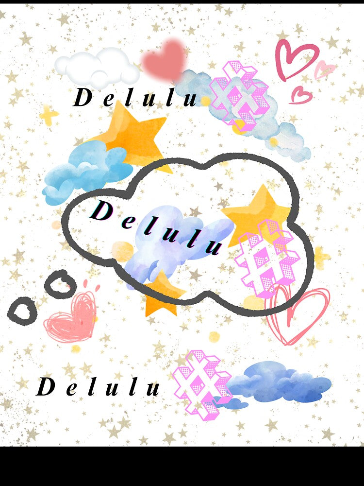 Delulu – Aesthetic Dreamcore Design by ByPrintedThought