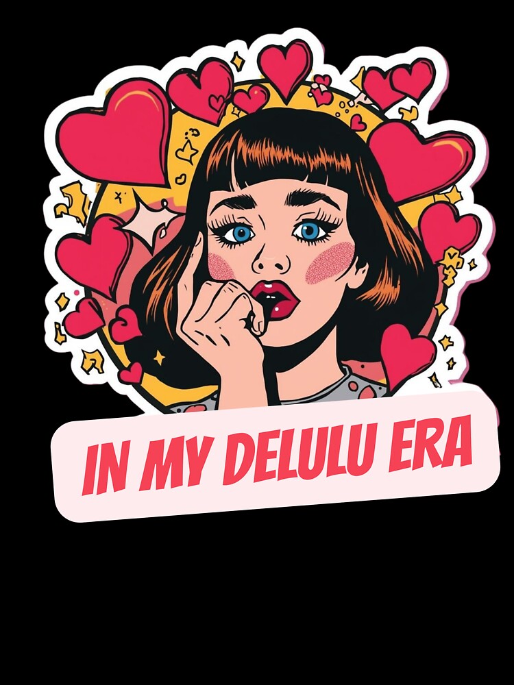 Delulu  meme stickers| Delulu Is The Solulu Sticker | Funny Meme Aesthetic | In My Delulu Era 2026 | Kpop Delusional girl Vibes v7 by CosmicNook1