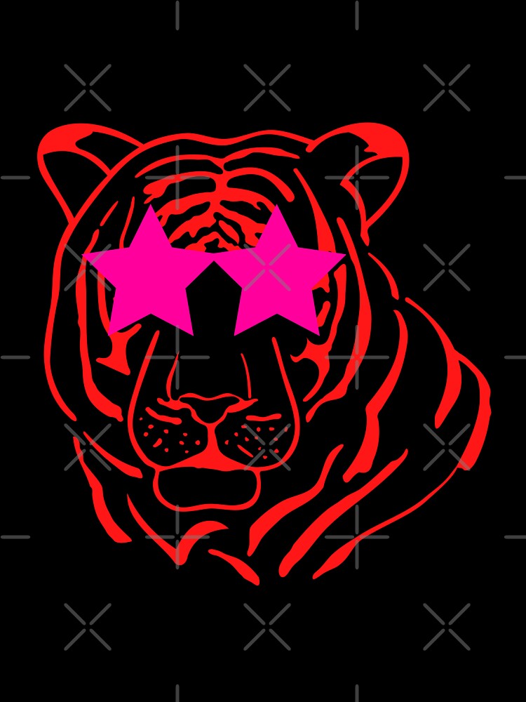 Preppy star eyed pink tiger by SUUSCK ★