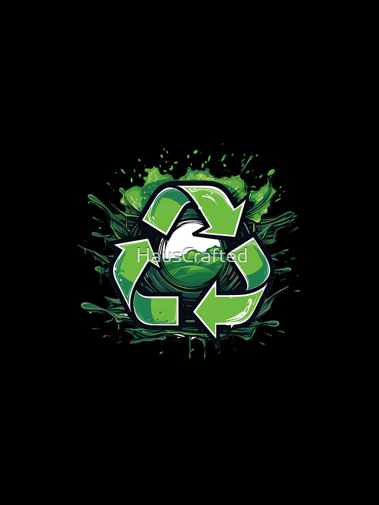 Recycling Symbol: Save The Earth! by HausCrafted