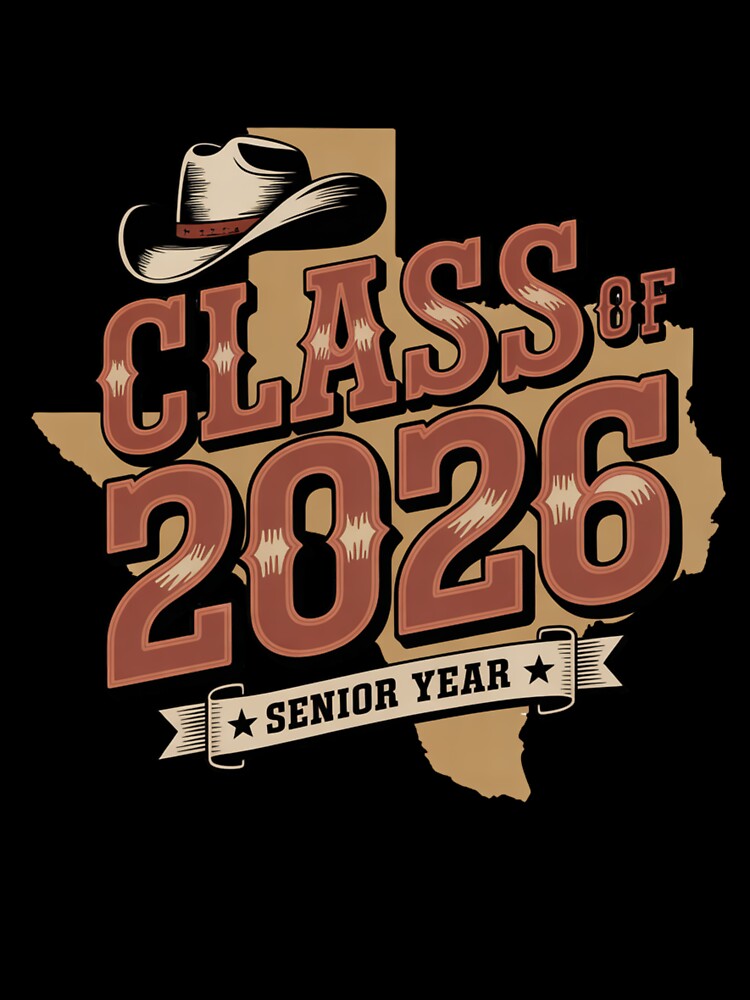 Class of 2026 Texas Senior Year Shirt by What a cute-Tee
