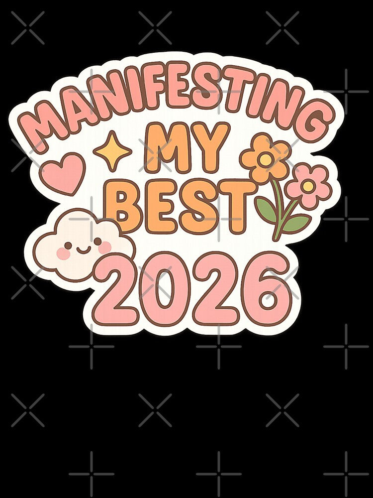 Manifesting My Best 2026 Cute Lettering by SassyArtistry